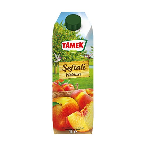 Tamek Meyve Suyu Şeftali Nektarı (1 L)