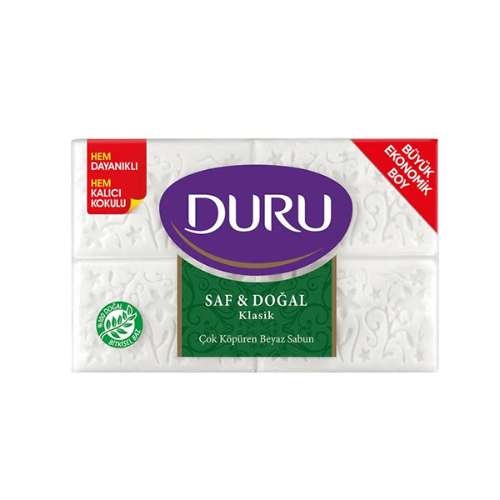 Duru Saf & Doğal Klasik Kalıp Sabun (4 x 150 g)