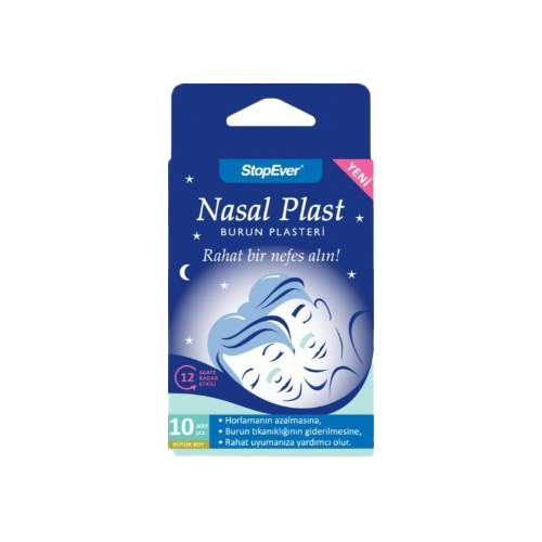 Stopever Nasal Plast Büyük Boy Burun Plasteri (10'lu)