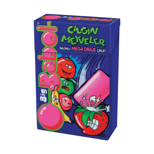 Big Babol Box Çılgın Meyveli Sakız (36 g)