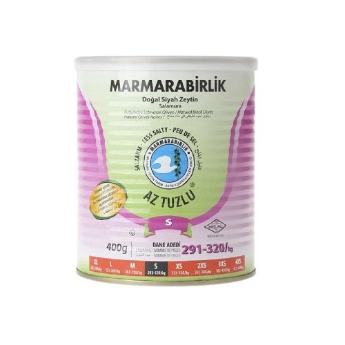 Marmarabirlik Az Tuzlu Siyah Zeytin (400 g)