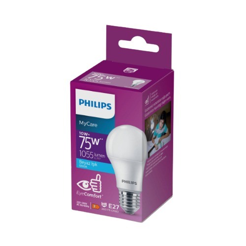 Philips Led Ampul Beyaz E27 (10 W)